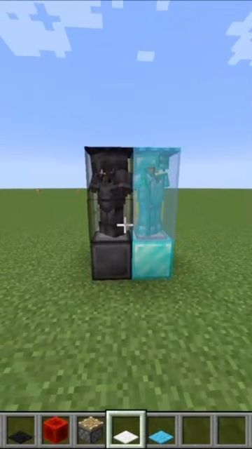 Minecraft Armor Display Ideas, Armor Display Minecraft, Minecraft Display Case, Minecraft Armor Display, Minecraft Armor Stand Ideas, Minecraft Armor, Minecraft Stuff, Minecraft Pe, Minecraft Crafts