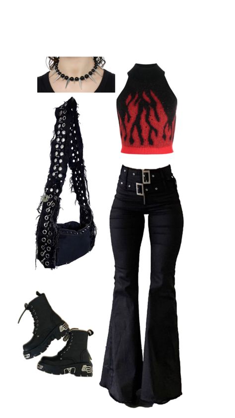 Punk. Goth. Grunge. Emo Outfits For Concerts, Heavy Metal Concert Outfit Ideas, Heavy Metal Outfits For Women, Heavy Metal Concert Outfit, Metal Concert Outfit Ideas, Heavy Metal Outfit, Metal Concert Outfit, Metal Concert, Metal Outfit