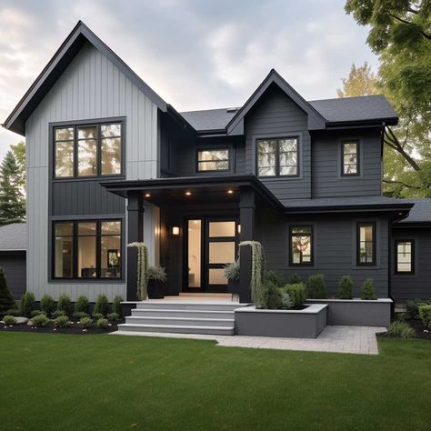 5+ Timeless Home Exterior Paint Ideas for Every Style • 333+ Art Images Home Exterior Paint Ideas, Timeless Home Exterior, Classic Home Exterior, Exterior Paint Ideas, Modern Exterior Paint Colors, Academia Library, Home Exterior Paint, Outside House Colors, Dream Building