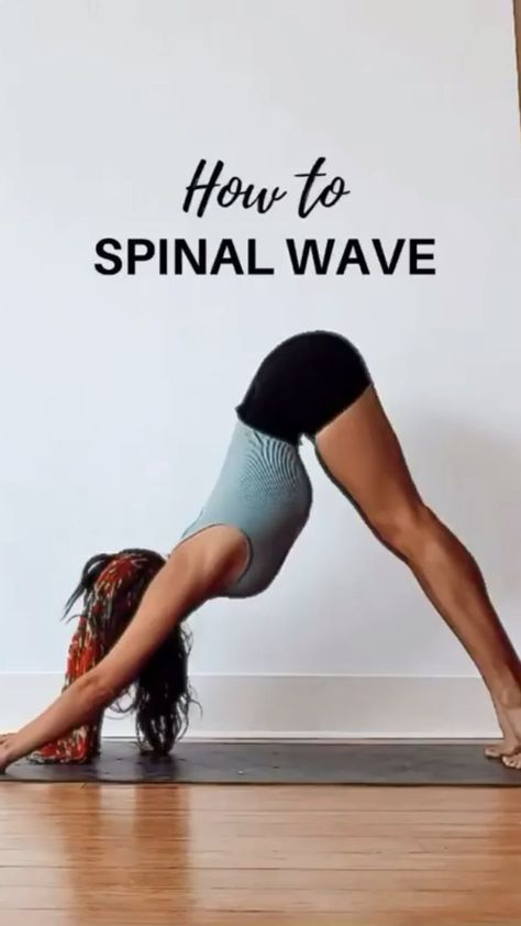 Spinal Waves, Body Practice, Yoga Daily, Better Body, Daily Exercise, Yoga Workouts, Yoga Moves, Yoga For Flexibility, Easy Yoga Workouts