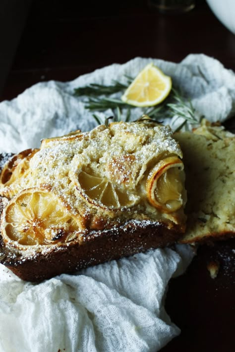 Rosemary Lemon Bread - Olive and Artisan Olive Oil Bread, Rosemary Bread, Lemon Bread, Lemon Rosemary, Loaf Cakes, Bread Recipes Sweet, Monkey Bread, Bread Cake, Sweet Breads