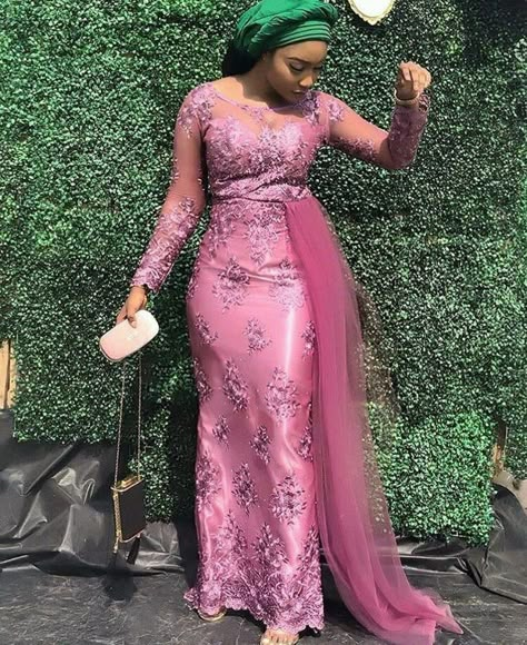 Must Wear Outfits To Wedding Formal Dress Plus Size, Nigerian Lace Dress, Weddings Dresses, Nigerian Lace Styles Dress, Nigerian Lace Styles, African Lace Styles, Lace Gown Styles, Lace Dress Styles, African Wear Dresses