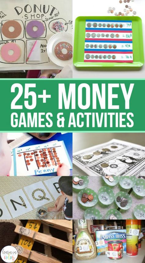 Teaching Coins, Money Games For Kids, Financial Literacy Activities, Free Printable Bingo Cards, Learning Money, Teaching Money, Money Activities, Money Math, Money Skills