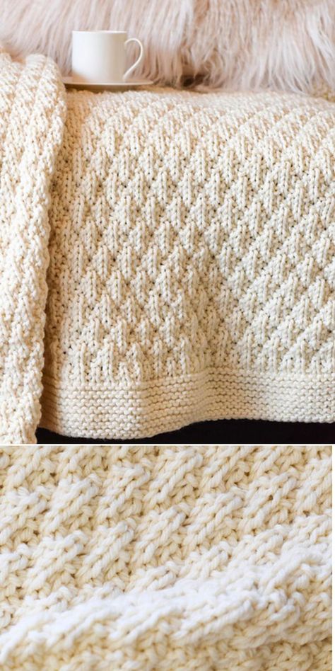 Easy Chunky Neutral Knitted Blankets – 1001 Patterns Chunky Knit Blanket Pattern Free, Throw Sizes, Knit Afghan Patterns Free, Knit Throw Blanket Pattern, Chunky Knit Blanket Pattern, Easy Blanket Knitting Patterns, Knit Afghan Patterns, Knit Baby Blanket Pattern Free, Easy Blanket