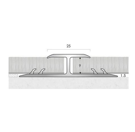 CAT A/9/2 Carpet to Carpet DHC Flooring Trims Door Bar, Single Doors, The Uk, Carpet, Flooring