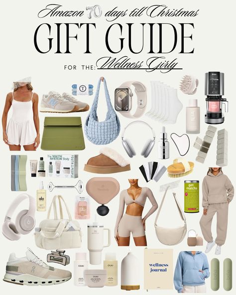 Comment LINKS BELOW FOR 🔗s ↓ Amazon Gift Guide for the Wellness Girly! 🎧👟 Welcome to my Countdown to Christmas Gift Guide series! If you’re shopping for a Wellness Girl, you’re in the right place. This Amazon gift guide is filled with self-care must-haves, cozy loungewear, and fitness essentials to help her relax and recharge. Perfect for the wellness lover in your life—or even as a treat for yourself! Stay tuned for more holiday inspiration as we count down to Christmas. ( Countdown to Ch... Days Till Christmas, Cozy Loungewear, Workout Essentials, Amazon Gifts, Christmas Gift Guide, Trending Gifts, Fantasy Makeup, Holiday Inspiration, Christmas Countdown