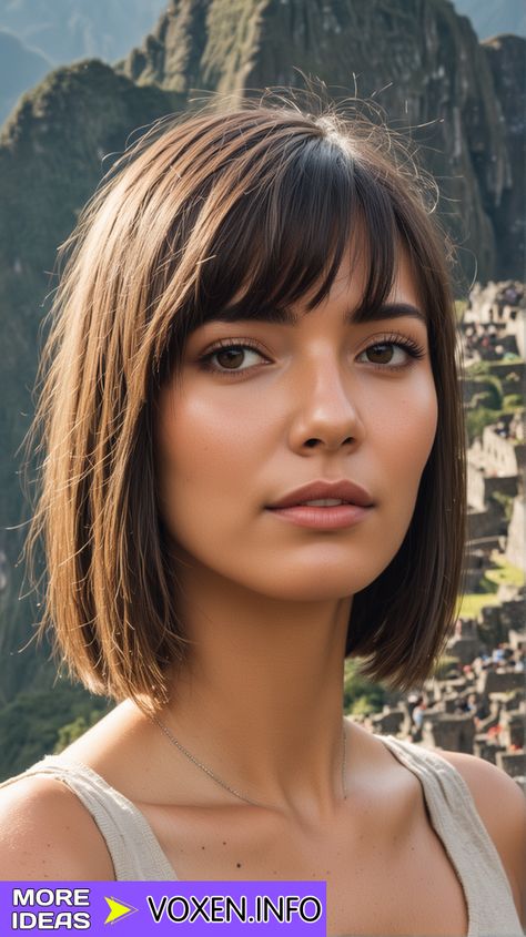 23 Flattering Bob Haircuts for Round Faces: Styles and Care Tips Short Bob Straight Hair Round Face, Straight Bob With Bangs, Pageboy Haircut, Bobs For Round Faces, Haircuts For Round Faces, Bob Haircut For Round Face, Haircuts For Medium Length Hair, Best Bob Haircuts, Bangs For Round Face