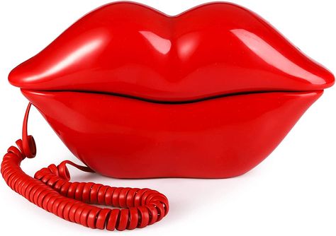 Bratz Phone, Burger Phone, Lip Phone, Corded Phones, Hotel Office, Lip Shapes, Wearable Technology, Corded Phone, Art Decoration