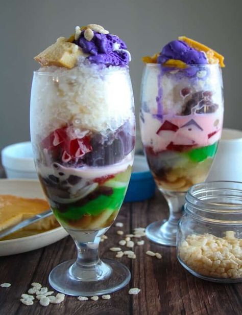 Filipino Dessert Almond Jelly, Kawaling Pinoy, Filipino Dessert Recipes, Cold Dessert Recipes, Recipes With Ingredients, Mango Jelly, Filipino Food Dessert, Popular Dessert, Most Popular Desserts