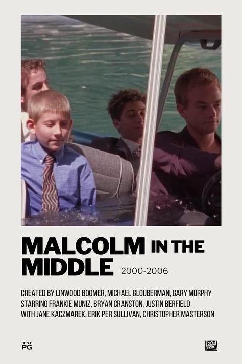 Malcolm in the Middle Polaroid Movie Poster The Middle Series, Polaroid Movie Poster, Malcolm In The Middle, Frankie Muniz, Iconic Movie Posters, Film Posters Minimalist, Film Anime, Spiritual Artwork, Movie Posters Minimalist