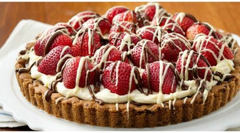 STRAWBERRY MASCARPONE HAZELNUT CHOCOLATE TART - GRANDMA HONEY'S HOUSE