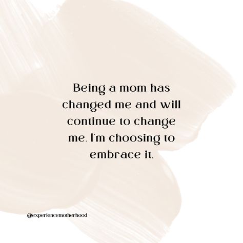 Let's start to welcome all the motherhood gives us. I have grown and changed so much since becoming a mom. I know that this is who God created me to be and had this planned out before I knew anything about it. How has being a mom changed you? Share your thoughts in the comments below! #embracemotherhood #beingamom #motherhoodrising #momlifeisthebestlife #motherhoodunplugged #momsofinstagram Becoming A Mom, Motherhood Encouragement, Motherhood Inspiration, Parent Coaching, Motherhood Journey, Being A Mom, Who Am I, Find Joy, Feeling Lost