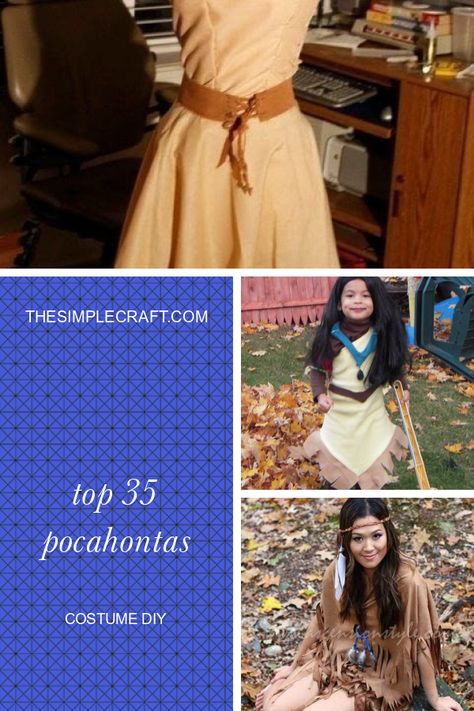 Diy Pochantas Costume, Sacajawea Costume Diy, Indian Woman Costume Diy, Sacagawea Halloween Costume Diy, Pocahontas Diy Costume, Diy Pocahontas Halloween Costume, Sacajawea Costume, Pocahontas Outfit Ideas, Diy Pocahontas