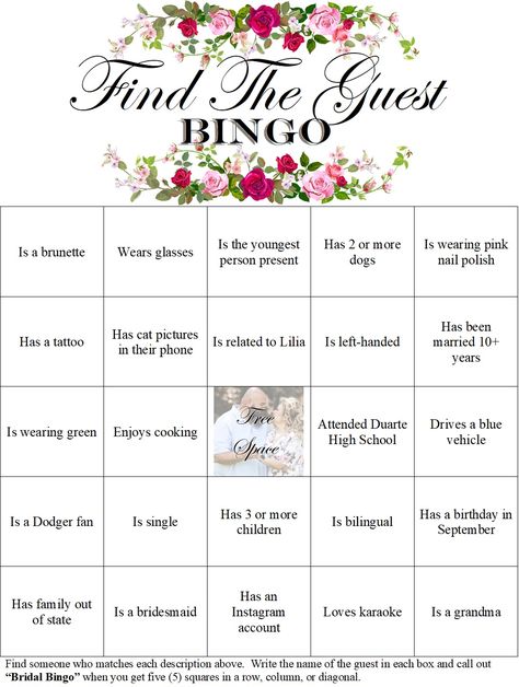 Find the guest bingo for Lily's shower. It will encourage guests to mingle and talk amongst each other. It is printed out on white cover stock bond. Don't stress, it's done! :) Find The Guest Bingo, Guest Bingo, Find The Guest, Tea Party Decorations, White Cover, Dog Nails, The Guest, Family Outing, Find Someone Who