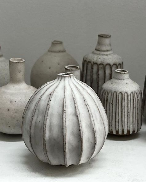 Ikebana Vases Ceramics, Handmade Clay Pots, Coil Pottery, Ceramics Pottery Vase, Pottery Form, Pottery Handbuilding, Ceramic Bottle, Ceramics Pottery Art, Pottery Planters