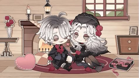 Emil Identity V, Emil And Ada, Ada Emil, Ada X Emil, Ada And Emil, Idv Ships, V Gif, Identity V Art, Chat With Friends