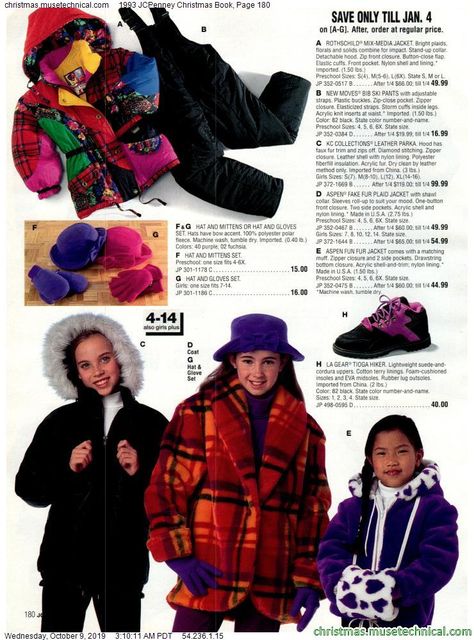 Sears Catalog, Kid Clothing, Christmas Catalogs, 1990s Fashion, Christmas Book, Christmas Books, Ski Pants, Book Page, Early 2000s