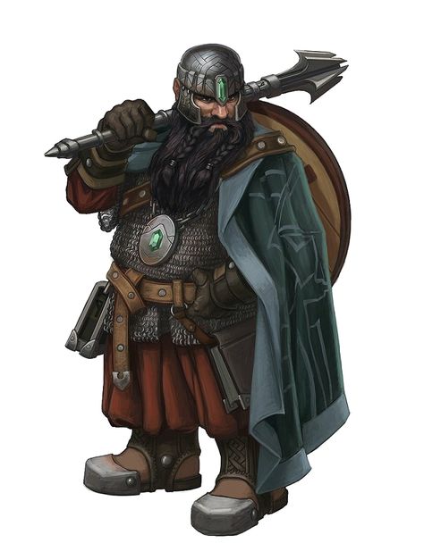 Male Dwarf Cleric with Mace - Pathfinder PFRPG DND D&D 3.5 5th ed d20 fantasy Heroic Fantasy, Fantasy Races, Dungeons And Dragons Characters, Arte Fantasy, Fantasy Rpg, 판타지 아트, Medieval Fantasy, Dnd Characters, Character Portraits