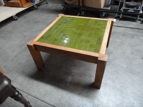 1970s Tiled coffee Table, Green – Prop-A-Ganda Vintage Tile Table, Coffee Table Green, Tiled Coffee Table, Tile Table, Vintage Tile, Hope Chest, 1970s, Kids Room, Tile