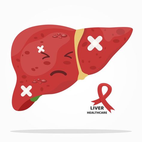 Liver cartoon character painful expressi... | Premium Vector #Freepik #vector #ribbon #character #cartoon #health Liver Cartoon, Exocrine Gland, Enlarged Liver, Cartoon Live, Human Liver, Health Tattoo, Liver Failure, Health Signs, Live Picture