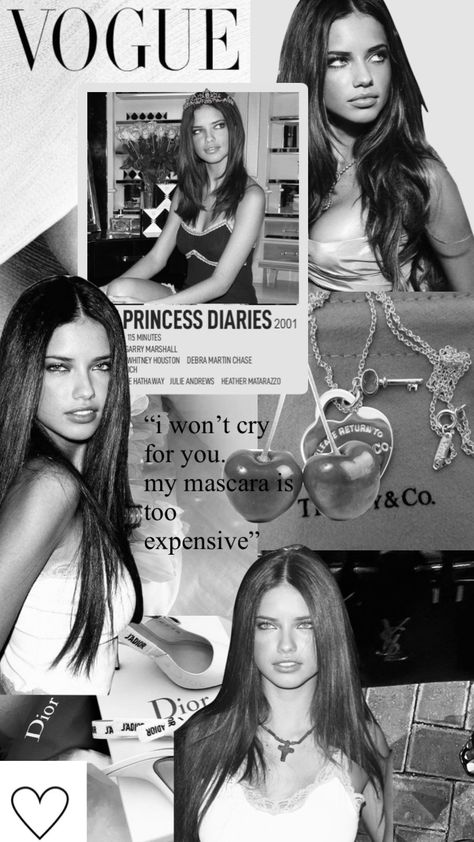 #myfirstshuffle #moodboard #shuffles #adrianalima #love Adriana Lima Poster, Vogue 2000s, Adriana Lima 2000s, Adriana Lima Wallpaper, Adrina Lima, Chica Dark, Victoria's Secret Aesthetic, Adriana Lima Style, Adriana Lima Victoria Secret