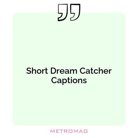 Instagram is a great way to share your dreams. Find the perfect dream catcher caption or quote to make your Instagram post stand out. See all quotes and captions on https://metromag.com/dream-catcher-captions/ Dream Catcher Quotes, All Quotes, Dream Catcher, Dreaming Of You, Instagram Posts, Quotes, Instagram