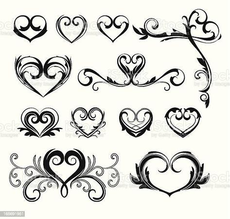 Filigree Heart Tattoo, Heart Design Tattoo, Drawing Ideas Heart, Womb Tattoo, Window Frame Crafts, Lizzie Hearts, Horseshoe Crafts, Tattoos Skull, Indian Tattoo