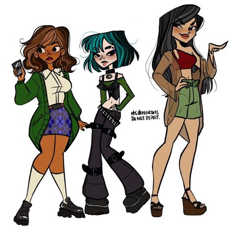 ✨ It’s Divine Art ✨ on Instagram: “total drama redesigns perhaps, if y’all wanna see more then lemme know who u wanna see next ! #totaldrama #totaldramaredesigned #tdi…” Drama Memes, Drama Total, Total Drama Island, Total Drama, Cartoon Profile Pics, Cute Art Styles, Anime Poses Reference, Sketchbook Art Inspiration, Kids Shows