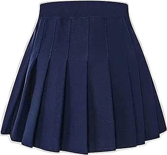 BINPAW Girls Women Pleated Skirt School Uniform Mini Tennis Skirts Pleated School Skirt, Skirt School, School Uniform Skirts, Blue Pleated Skirt, Womens Pleated Skirt, School Skirt, Tennis Skirts, Tennis Skirt, School Outfit