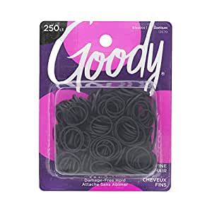 Goody Polybands: Goody Ouchless Hair Elastics are small but mighty. They glide onto any pony with ease. When it's time to let your hair down, they glide right off without pulling or tugging. Includes 250 black polybands Goody Hair Ties, Black Rubber Bands, Braids With Beads, Let Your Hair Down, Sally Beauty, Elastic Hair Ties, Elastic Hair Bands, Hair Elastics, Unique Hairstyles