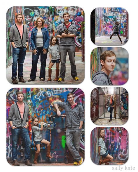 Family photography with graffiti Graffiti Wall Family Photoshoot, Graffiti Family Photoshoot, Edgy Family Photoshoot, Pier Family Photos, Urban Family Pictures, Graffiti Photoshoot, Rustic Photoshoot, Urban Family Photos, Mother Son Photos