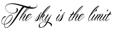 Sky’s The Limit Tattoo, The Sky Is The Limit Tattoos, Skys The Limit Tattoo, Sky Is The Limit Tattoo, The Sky Is The Limit, Sky Is The Limit, Spine Tattoo, Piercing Ideas, Blue Skies