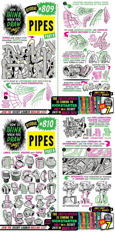 Etherington Brothers, Ink Drawing Techniques, Draw Tutorial, Drawing Help, Comic Tutorial, How To Think, Inspirational Illustration, Art Help, Comic Drawing