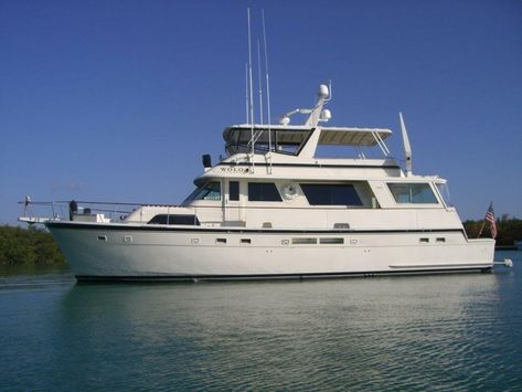 63' Hatteras 63 CPMY for Sale | Motor Yachts | WOLO | Curtis Stokes Yacht Brokerage Hatteras Yachts, Side Deck, Detroit Diesel, Yacht Broker, Classic Boats, Boat Engine, Yacht For Sale, Engine Rebuild, Motor Yacht