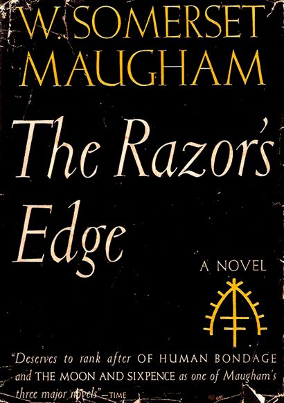 The Razor’s Edge is a book by W. Somerset Maugham published in 1944. Its epigraph reads, "The sharp edge of a razor is difficult to pass over; thus the wise say the path to Salvation is hard." taken from a verse in the Katha-Upanishad English Speaking Book, The Razors Edge, Ideas Journal, Somerset Maugham, Reading Library, Great Books To Read, Beloved Book, Writers And Poets, Book Tv