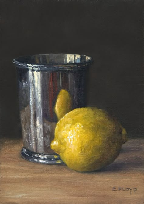 Elizabeth Floyd Painting Lemons, Robert Liberace, Men Painting, Still Life Pictures, Still Life Paintings, Still Life Fruit, Still Life Photos, Life Paintings, Production Design