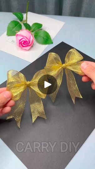 10K reactions · 2K shares | Tie a beautiful double-layered bow with your bare hands. You'll want to try it as soon as you see i
.#diy #craft #crafts #DIY #Crafting#handmade
#diyprojects #craftideas #creativecrafts #homemade #Crafty #upcycling #doityourself #craftersofinstagram #handmadewithlove #craftylife #diycrafts #recyclecrafts#flower #woow #viral #trending #instagram #love #viral #creative #penholders #trending #followers #highlights | CARRY DIY | _carrydiy · Original audio Bow Tie Tutorial, Bow Making Tutorials, Layered Bow, Homemade Bows, Bare Hands, Gift Wrapping Techniques, Bows Diy Ribbon, Subscribe My Youtube Channel, Diy Bows