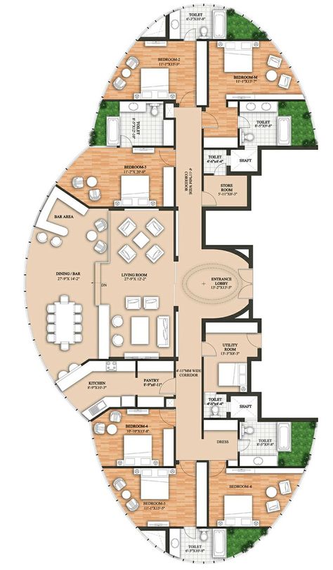 Round House Plans, Cob Building, Casa Hobbit, Hotel Floor Plan, Presidential Suite, Hotel Floor, Houses Plans, Apartment Floor Plans, House Layout Plans