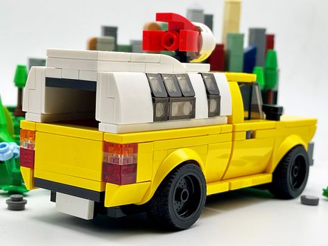 Pizza Planet Truck from Toy Story | Here's a fun little east… | Flickr Lego Pizza, Pizza Planet Truck, Lego Toy Story, Pizza Planet, Lego Toy, Lego Cars, Lego City, Toy Story, Easter Egg