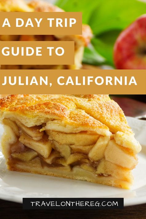 Julian is a great day trip from San Diego. It's mostly about the pie, but there are other things to do in Julian, too. Check out this delicious guide! Julian California, Trip Itinerary, Mountain Town, Road Trip Itinerary, Foodie Travel, Travel Food, Travel Fun, Best Foods, Day Trip