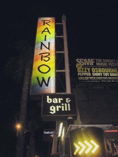 Sunset Strip 80s, Rainbow Bar And Grill, Music Garage, Hollywood Sunset, The Sunset Strip, Rainbow Bar, Strip Bar, I Love La, Joe Dimaggio