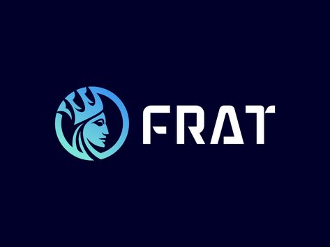 FRAT Logo Design - Crypto / Blockchain / Defi / Cryptocurrency by Dalius Stuoka | logo designer on Dribbble Cryptocurrency Logo, Logo Design Typography, In Logo, App Logo, Learning Design, Logo Designer, Logo Collection, Design Typography, Identity Logo