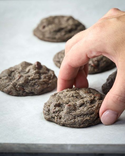 Buckwheat Chocolate Chip Cookies, Buckwheat Flour Cookies, Buckwheat Biscuits, Buckwheat Cookies, Chocolate Chip Recipe, Cracked Cookies, Almond Flour Chocolate Chip Cookies, Chip Recipe, Buckwheat Recipes