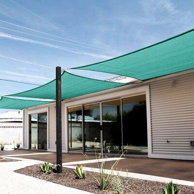 Courtyard Backyard, Backyard Swimming Pool, Sun Shade Sail, Shade Sails, Pergola Design, Patio Canopy, Awning Canopy, Sun Sail Shade, Patio Shade