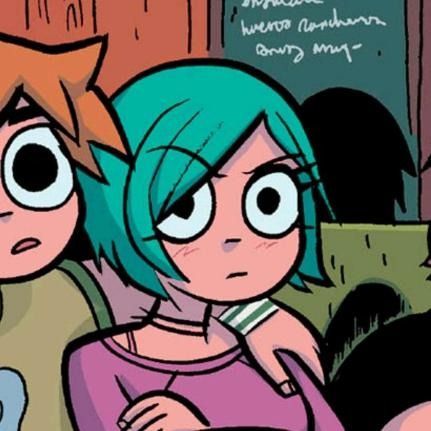 Little Miss Characters, Bryan Lee O Malley, Scott Pilgrim Comic, Ramona Flowers, Scott Pilgrim Vs. The World, Dog Icon, Vs The World, Scott Pilgrim, Matching Profile Pictures