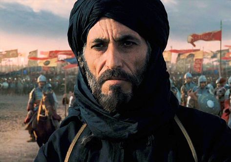 Saladin - from Kingdom of Heaven Heaven Movie, Ayat Quran, Kingdom Of Heaven, Model Face, High Fantasy, Dark Souls, Crusades, Movies And Tv Shows, Quran