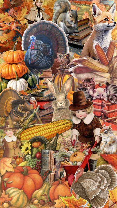 #wallpaper #fall #thanksgiving Friendsgiving Wallpaper, Vintage Thanksgiving Wallpaper, Thanksgiving Aesthetic Wallpaper Iphone, Thanksgiving Collage Wallpaper, Cute Fall Backgrounds Wallpapers, Wallpaper Iphone Thanksgiving, Thanksgiving Phone Backgrounds, Thanksgiving Backgrounds Wallpapers, Thanksgiving Aesthetic Wallpaper