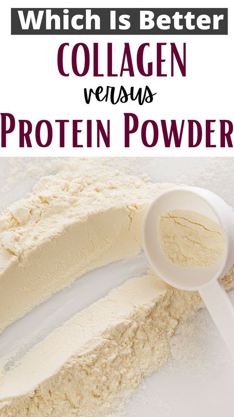 Upping your protein intake is an easy way to start your fitness goals. And more often than not, collagen and protein powder are used interchangeably. However, there’s quite a difference between the two. Learn more about collagen vs protein powder and which one is the better choice for your goals. Both collagen and protein powder... Read More The post Collagen vs Protein Powder: What’s The Difference? appeared first on Fit as a Mama Bear. Unflavored Protein Powder Recipes, Collagen Powder Recipes, Homemade Protein Powder, Best Vegan Protein Powder, Healthiest Protein Powder, Health Benefits Of Collagen, Protein Powder For Women, Benefits Of Collagen, Unflavored Protein Powder