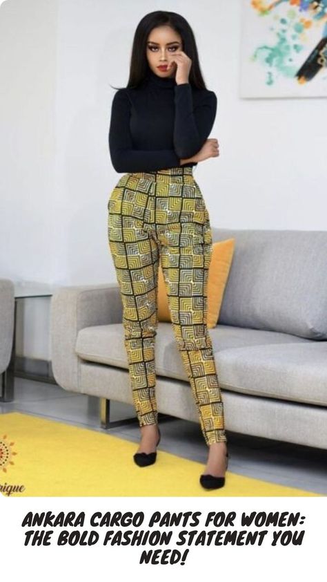 #AnkaraCargoPants #WomenFashion #BoldAndBeautiful #AnkaraChic #CargoPantsStyle #EmpowerWomen #CulturalFashion #StatementPiece Ankara Cargo Pants, Trendy Cargo Pants, Cargo Pants For Women, Casual Cargo Pants, Cargo Pants Outfit, Exude Confidence, Cultural Diversity, Ankara Fabric, Outdoor Fashion