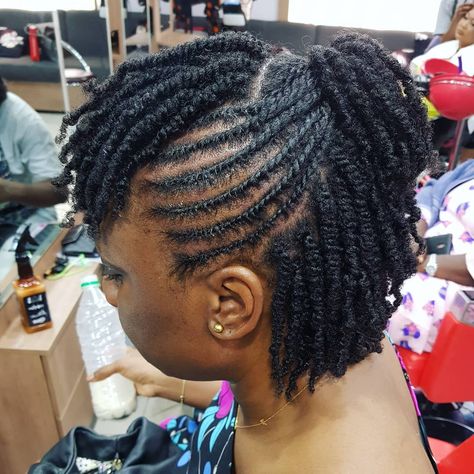 Jasmine Harrison on Instagram: “90% of the time our clients twists are installed on  hair that is about 40% saturated with water.  We take you straight from the wash bowl…” Half Up Half Down Flat Twist, Short Virgin Hair Twist Styles, Kinki Twisting Styles, Half Up Half Down Twist, Hairstyles 4c Natural Hair, Natural Twist Hairstyles, Natural Hair Flat Twist, Two Strand Twist Hairstyles, Braids Women